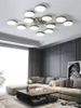 天井ライトライトラグジュアリーLEDランプ現代リビングルームの装飾ベッドルームスパンドマウント照明器具