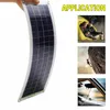 25W Portable Solar Panel Battery Charger USB Kit CompleteCell Smart Phone Flexible Power Bank Camping Car Charging
