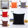 Solid Color Pillow Case polyester Throw Pillowcase Cushion Cover Decor christmas Gift ZWL240