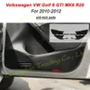 Interiörens centrala kontrollpaneldörrhandtag 3D 5D kolfiberklistermärken Dekaler Bil Cover Parts Produkter Tillbehör för VW Golf 6 GTI MK6 R20 År 2010-20127039555