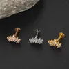 Junlowpy 16G Rvs Lip Ringen Labret Studs Tragus Helix Earring Stud 6 / 8mm Oor Barbell Piercing Sieraden voor Dames 50 Stks