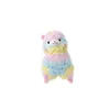 Arco-íris alpaca de pelúcia brinquedo lama boneca algodão peludo animal brinquedos y211119