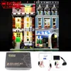 Kit di illuminazione a LED Gogolit Lego 10218, City Street Ufacturer, Negozio di animali domestici, Blocco, Lampada, Gioco giocattolo (Single No Model) D8KB