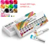 Qualité OEM logo 12 couleurs peinture ongles Gel kit longue durée facile peinture UV Gel Art Gel vernis à ongles Kit