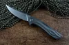 TWOSUN TS351 Coltello chiudibile 14C28N Stonewash Lama Cuscinetto a sfere in ceramica Rondella TC4 Manico in titanio Coltello tascabile da caccia per campeggio all'aperto Strumenti EDC