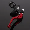 2 X CNC Red Universal Motorcycle Brake Clutch Lever Master Cylinder