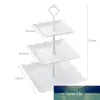 Cake Stand 3 Tier Afternoon Tea Wedding Plates Party Tableware New Bakeware Plastic Tray Display Rack Cake Decorating Tools Factory price expert design Quality