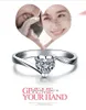 Anillo de amor de rosa de diamante clásico de joyería versátil de moda