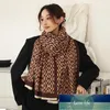 Lenços inverno coreano mil pássaros lattice mulheres cachecol imitação cashmere xale dupla face dois cores long1 preço de fábrica especialista qualidade mais recente