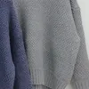 Pullovertröjor Kvinnor Lösa yttre slitage Höst Vinter Koreanska Lazy Varm Långärmad Stickad Mohair Pullovers Kvinnor 210420