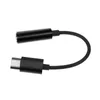 High quality Headphones Adapter TypeC 3.5 Jack Earphone Cable USBC to 3.5mm AUX For Huawei mate P20 pro Xiaomi Mix