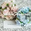 Varumärkesstil Artificial Rose Flower for Wedding Party Home Decor Fake Flowers Bridal Bouquet Decorative Wreaths272R