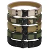 Waist Support 8 Color 130cm 2023 Army Style Combat Belts Quick Release Tactical Belt Fashion Men Canvas Waistband Outdoor Trainer