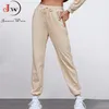 Kobiety Casual Sport Spodnie Wiosna Jesień Solid Loose Lace-Up Długi Spodnie Spodnie Dysfunda Kobieta Running Pantalones Mujer 211112