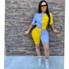 Womens Casual 2 Piece DRESS Sports Shorts Sets Outfits Jogger Bodycon Summer Sexy Active Tracksuits match color