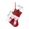 H056 Moda de Natal 3d Gnome Sock Sock Presente Saco de Doces para Lareira Pendurar