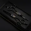 Hair Scissors Professional Feather Gem 6 polegadas Corte de cabeleireiro barbeiro de cisalhamento para 5694583