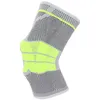 Ellenbogen-Knieschützer Tom's Hug Silicon Pad Federstützbandage 1 Paar Gelenkschmerzen Linderung Fitnessstudio Warm Grau Grün Meniskus Sport Knieschoner