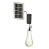 Ampoule de Camping rechargeable USB à énergie solaire 20W, 5 Modes avec panneau, câble de 3m