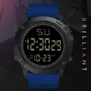 Armbandsur Mens Watch Sport Vattentät Multifunktions LED Digital Militär för Män Lyxig Färgglada Silikonrem 2021