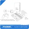 per Xbox One/ X/ Slim Gamepad Base di ricarica Ventola di raffreddamento multifunzione Base di ricarica Dock per caricatore doppio con parti di gioco a luce LED