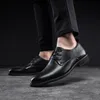 2021 neue Business Formal Wear Leder Schuhe Herren Erste Schicht Rindsleder Schuhe Herren Leder Business Casual Schuhe Weiche Gentlemens