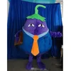 Halloween Eggplant Mascot Costume Top Quality Cartoon vegetable theme character Carnival Unisex Adults Size Christmas Birthday Party Fancy Outfit