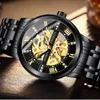 Skeleton Watch New Fngeen Sport Mechanical Watch Fashion Mens Watches Top Brand Montre Homme Clock Men Automatic Watch 210407299V