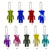 Mini Bear Push Toy 9 Colors Keychain Ring Vuxen Barn Squishy Novel Stress Autism Squeeze Toys Car Keyholder Kids GiftsA178129830