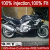 Careta di iniezione OEM per kawasaki nero glossy ninja ZZR-400 ZZR-600 2001 2002 2003 2004 2004 2005 2006 2007 84HC.81 ZZR600 ZZR400 ZZR 400 600 93 94 95 96 97 97 98 99 00 Kit per il corpo