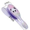 Filles enfants brosse à cheveux peigne accessoires bébé toilettage ensemble doux coussin d'air peignes de massage motif de bande dessinée paillettes brosse à cheveux M3466