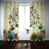 Home Decor Window abstract KTV Decorative Curtain Drapes Blackout 3D Curtains For Bedroom Kitchen