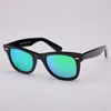 Top quality classic 50mm 54mm size Sunglasses Men Women Acetate Frame Real Glass Lenses male Sun Glasses Oculos De Sol