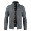 Automne et hiver Pull en laine pour hommes Pull chaud à manches longues vapores Cardigan Cardigan Veste pour homme 211221