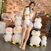 30 cm-55 cm encantador pingüino de peluche de juguete lindo Animal de dibujos animados pingüino muñeco de peluche niñas amantes regalos de San Valentín sofá almohadas