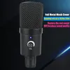 Dizüstü bilgisayar için metal usb kondansatör kayıt mikrofonu Windows Kardioid Studio Kayıt Vokalleri Ses, YouTube Web Yayını Karaoke