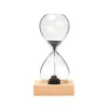 Other Clocks & Accessories Hand-blown Timer Clock Magnet Magnetic Crafts Sand Hourglass Christmas Home Decoration Gift 2021