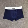 Letra Imprimir Logo Mans Underpants Moda Casual Sexy Underwear Boxer Shorts Designers Marca Malha Boxers Respirável Panties 3 pcs com caixas