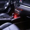 الإبداعية العالمي سيارة ضبط البسيطة الملونة usb led سيارة الداخلية الخفيفة التحكم الصوتي الجو المحيط ديكور اكسسوارات السيارات