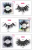 Handgjord återanvändbar Curly Mink False Eyewashes 25mm Naturligt Långt Tjockt Mjukt Ljus 3D Fake Lashes Extension Makeup För Eyes With Crystal Plast Packing DHL Gratis