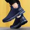 2021 Aankomst Topkwaliteit Sport Running Schoenen Mannen Vlieg Gebreide Comfortabele Ademende Outdoor Trainers Sneakers Maat 40-45 Y-8809