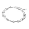 Anklets kkchic mode multi-layer kralen Anklet titanium staal lady voet kettingbal voor vrouwen geschenken vrienden