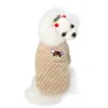 Mode Chien Vêtements Chiens Vêtements pour Petit Moyen Grand Chien Chat Chaud Doux Flanelle Pet Pull pour Chiot Fille Garçon Animaux Chandails Gilet Chemise Manteau Veste Noël S A67