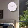 Nouvelle horloge en bois moderne minimaliste nordique horloge salon décoration de la maison accessoires mode atmosphère muet Quartz horloges murales H1230