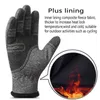 Gloves Winter Gloves Mens Waterproof Riding Ski Cold Unisex Touch Screen NonSlip Motorcycle Heating Keep Warm 211124