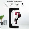 Levitação magnética led sapato flutuante rotação de 360 graus display stand sneaker stand casa loja sapato display detém suporte 211273o