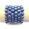 Brins de perles en pierre de Kyanite naturelle de haute qualité, Bracelet en perles rondes lisses de 8 Mm 10 Mm12 pour goutte Trum22