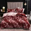 Bedding Sets Ameirican Style Duvet Cover Set Flower Bed Linen Brushed Microfiber Bedclothes Wholesale EU AU Size 229*259 200*200cm (No Sheet