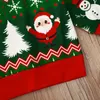 Xmas Kids Clothing Tops Tees Baby Girls Green Christmas Snowman Tree Print Long Sleeve T-shirts Spring Autumn Fashion Middle Child Sweatershirts