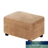 Chair Covers Velvet Stretch Thick Soft Foot Stool Cover Slipcover Removable Dust-Proof Home Textile Footrest Footstool Decor Factory price expert design Quality